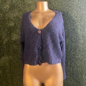 Navy button  cardigan